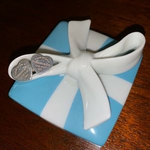 Tiffany Mini heart tag earrings